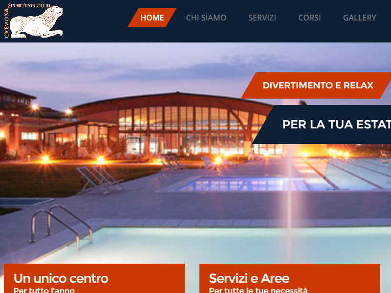Sporting Club Cremona Sito web + Instagram + Facebook